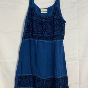 Royal Blue Lace Mini Dress